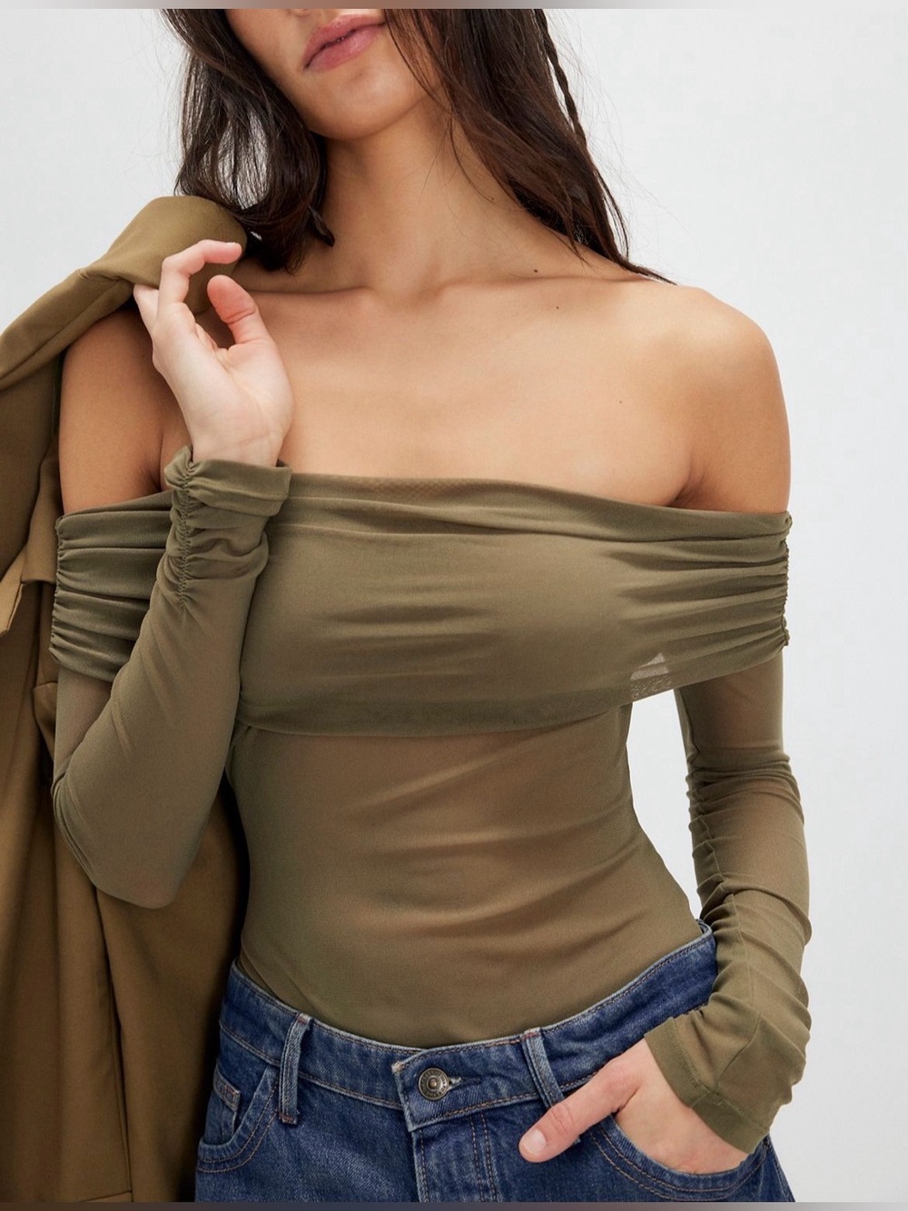 Free People Forget Me Not Bodysuit Sz S